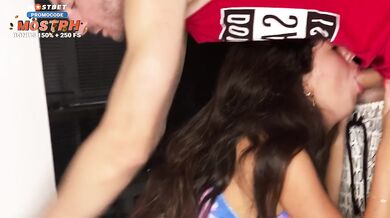 Fucked a petite girl at a house party HUGE cum load in her tight pussy