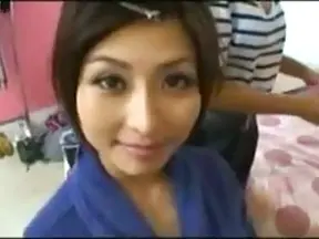 Skillful Asian Lady Perfectly Strokes Big Dicks Until Super Hard