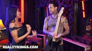 Reality Kings - Tiny Brunette Ember Snow Knows How To Play With A Cock Better Than A Guitar