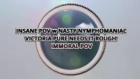 Victoria Pure's Insane POV - Nasty Nympho Rides and Gets Railed