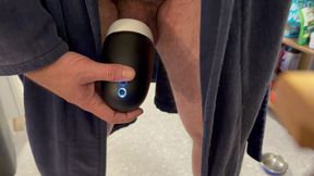 Second Shot with New Toy-cum as Lube