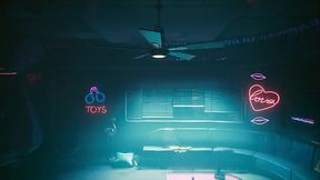 Cutscene Cyberpunk - Sexo com prostituta da cidade no jogo