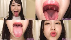 Yuzu Shirakawa - Erotic Long Tongue and Mouth Showing - 1080p