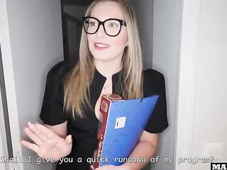 A Large Butt French Golden-haired Candidate Gets Caught Screwing To Win The Municipal Elections !!!