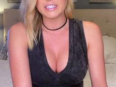 Amateur blond girl with big boobs getting fucked