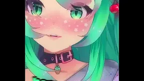 MintzeyMoon Welcomes You With Sexy Anime Tits & Toe Teasing Action