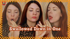 Giantess Swallows You Down In One by MissHannelore