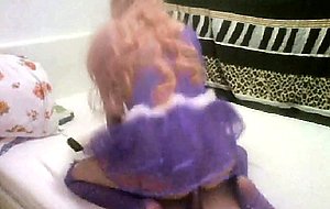 Sissy angela sweet teen playing whit vibrator