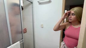 I love that nice ass of my Latina stepsister to have fun with on boring days, the very horny one lets me put my whole nice cock in her until I cum several times inside.