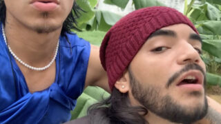 Hjemmelavet udendørs bareback med amatør unge teenage fyre og deres store pikke, der ender i hede sæd