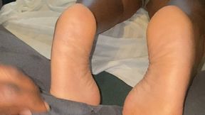 Super thick meaty soles reverse solejob cumshot