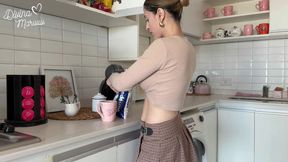 My Neighbor Asks Me for Sugar and I End up with His Cock in My Ass and His Semen in My Mouth and Eye