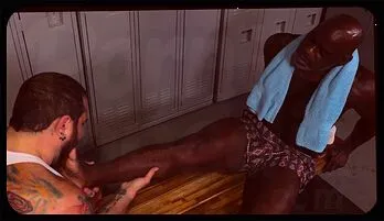 Riley's Foot Frenzy: A Sizzling Gay Encounter