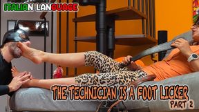 The technician is a foot licker - PART 2 - MOBILE