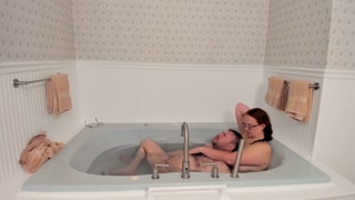 Aftercare (softcore) - Post Spanking and Rough Play Session - Romantic Couple Bath and Massage