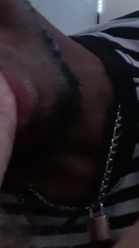 Sucking off my friend from Ochem