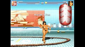 Kyouko Vs Farah in E. Honda Stage