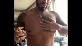 Flexing muscle and masturbate with oil - VIKTOR ROM - PORNSTAR GAY DADDY BEAR