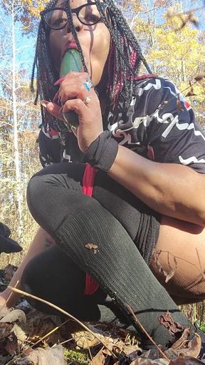 Sucking my cucumber before park ranges show up