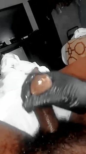 Stroking My Cock