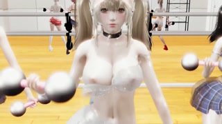 【Girls' Dancer】Dumbbell aerobics - Neru/Reika/Susu/Ryoko/Karin