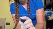 POV: NURSE TAKES CARE OF YOUR DICK AND MAKES YOU CUM ON HER GLOVES - MEDFET ROLEPLAY MEDICAL EXAM