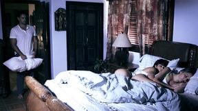 ”Horny step dad fucks lesbian stepdaughters pawg Latin teen Girlfriend”