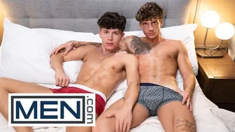 Drake Von bottoms for Leo Levine in kinky anal play and face fucking action