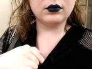 Whore Shows Off in Walmart Restroom