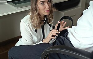 Hot Secretary Sucking Boss Big Cock, Just A Typical Day At Office :)