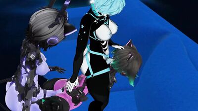 Cute Trans Girl Meets Huge Cock in Virtual Reality POV