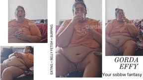 Ssbbw Eating And Burping
