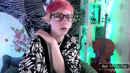 Cute skinny anime teen webcam solo show