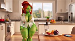 Green Elf’s Sexy Gym Day – Workout, Sweat & Cozy Recovery