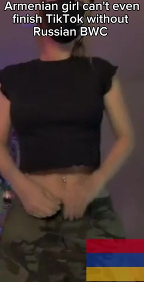 Armenian amateur teen flaunts big tits and tight ass
