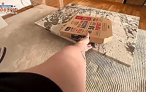 Cutie kim, sweet delivery girl ate my pizza and let me fuck her pussy so she wouldn't get fired