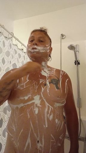 Shaving Myself up for My Shift at Work Tonight