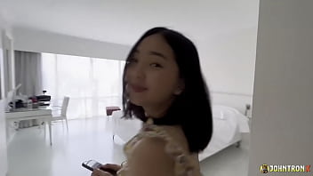 JohnTronX - Fucking a beautful Thai babe in her hairy pussy