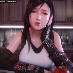 Final Fantasy VII - Tifa is Lonely ( VR 4K hentai3d Animation)