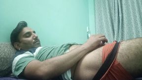 indian desi man sex and show shower shoe and masterbation