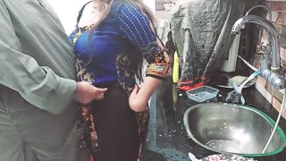 Punjabi Village Maid Fucked in Kitchen By Her Owner While She is Working