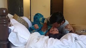 real homemade hot indian couple passionate sex in bedroom