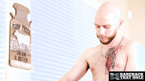 ”BAREBACKTHATHOLE Ray Diesel Fills Orson Dean Tight Hole With His Meat”