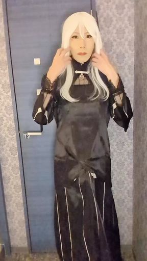 Witch hides a wand in her skirt