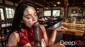 i made that armenian bitch suck my dick. i was cumming a lot, and she had to swallow all my cum, which was dripping down her juicy lips[ai]