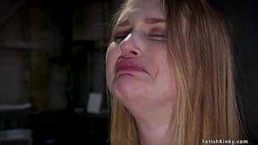 Brunette hacker Charlotte Sartre fucks throat to blonde Bunny Colby but her stepbro agent Seth saves her and in bondage fucks hacker with big cock