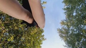 Giantess Trampling YOU With Beige Shoes WMV