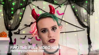 Demon Masturbates While Cum Denying You