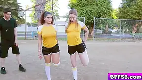The Teens 18+ Moan As They Bend Over And Let Their Coach St