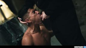 ”Shemale Babe Fucks Latino Twunk Guy Nicolas Novoa -  Gay Futa Creampie”